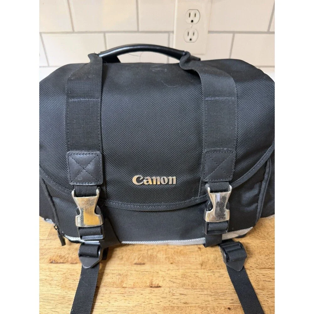 Canon Gadget Camera Bag Extra Large For 35mm And Digital Lens Black Soft Case